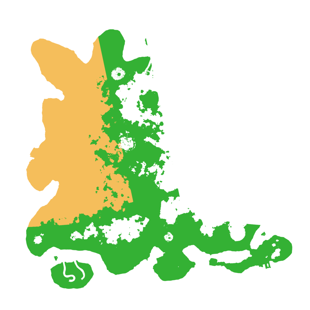 Biome Rust Map: Procedural Map, Size: 3650, Seed: 41966958