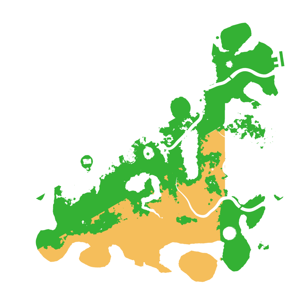 Biome Rust Map: Procedural Map, Size: 4000, Seed: 46431162