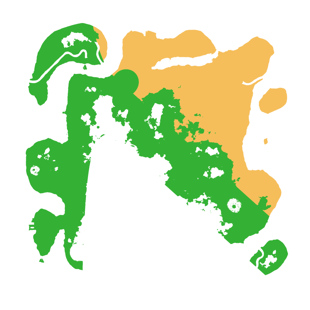 Biome Rust Map: Procedural Map, Size: 3400, Seed: 64477288