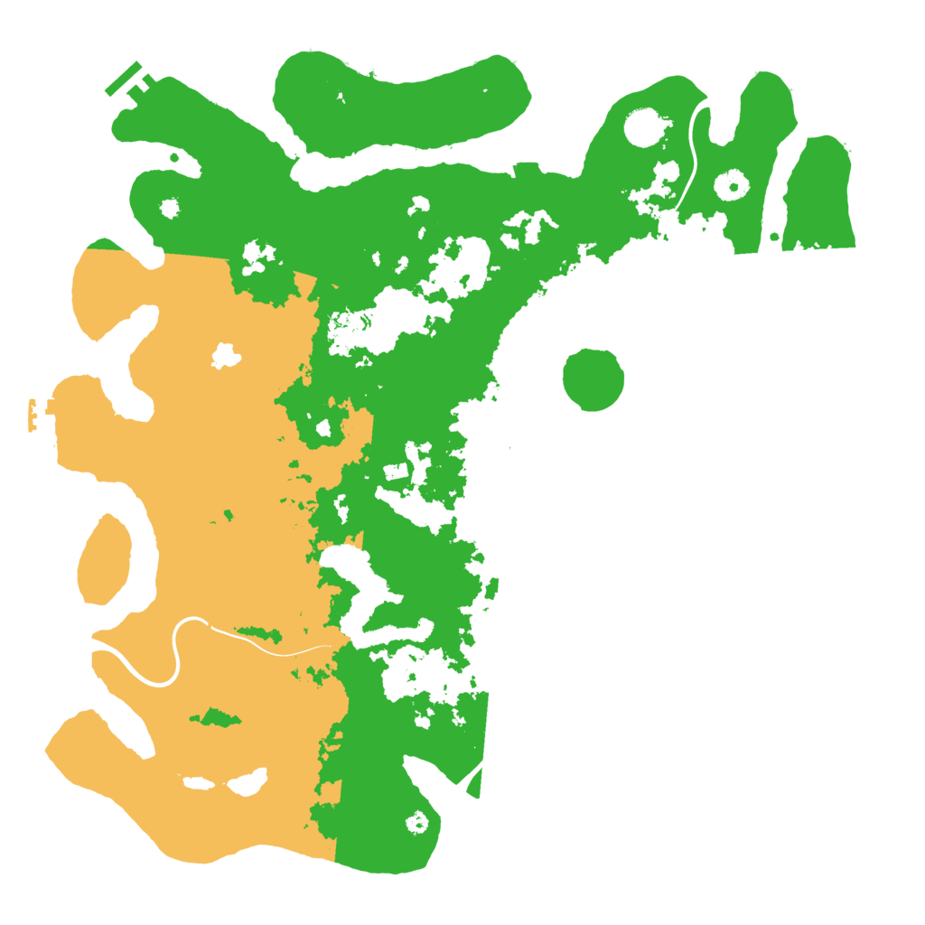 Biome Rust Map: Procedural Map, Size: 4250, Seed: 57834721