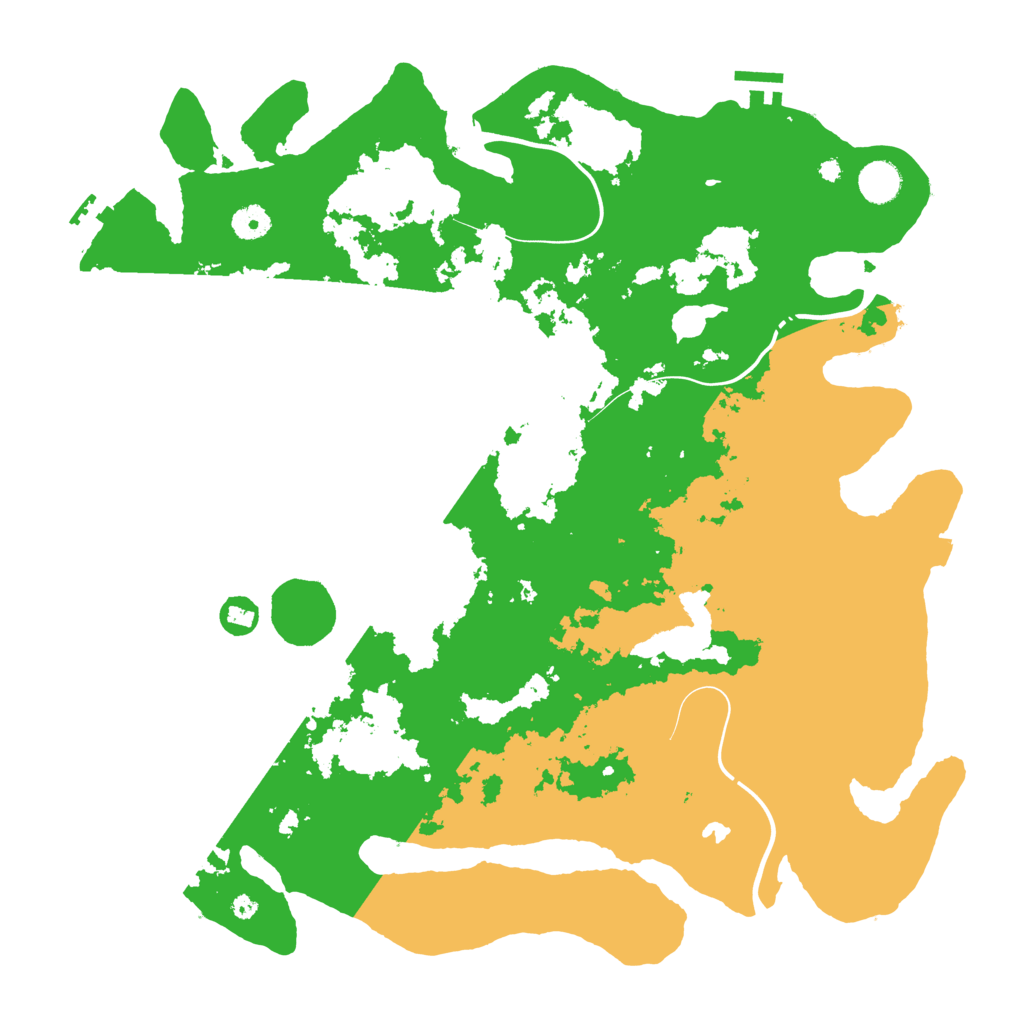 Biome Rust Map: Procedural Map, Size: 4250, Seed: 33196314
