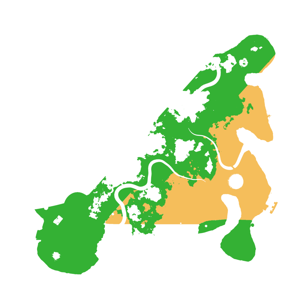 Biome Rust Map: Procedural Map, Size: 3500, Seed: 104213537