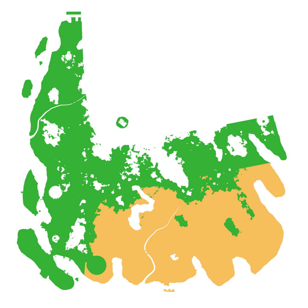 Biome Rust Map: Procedural Map, Size: 4250, Seed: 865075958