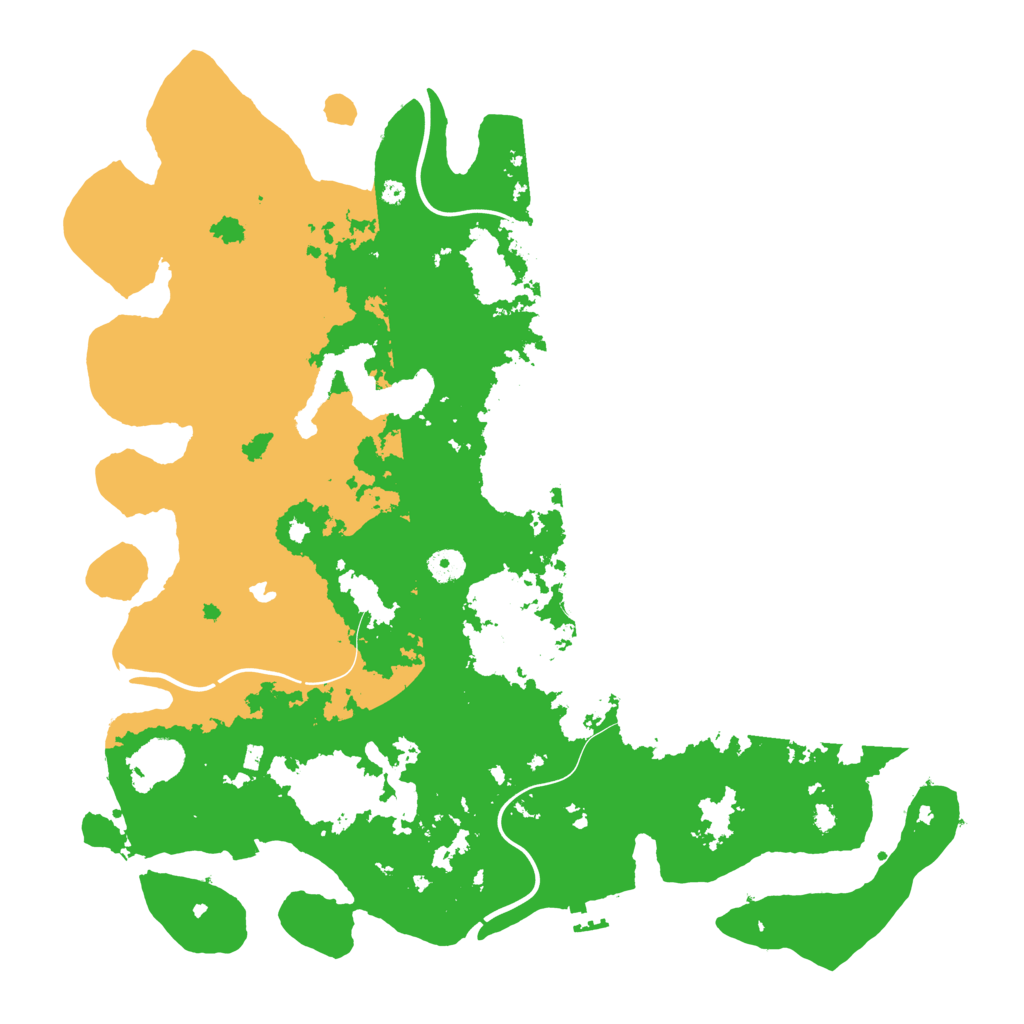 Biome Rust Map: Procedural Map, Size: 4400, Seed: 47350563