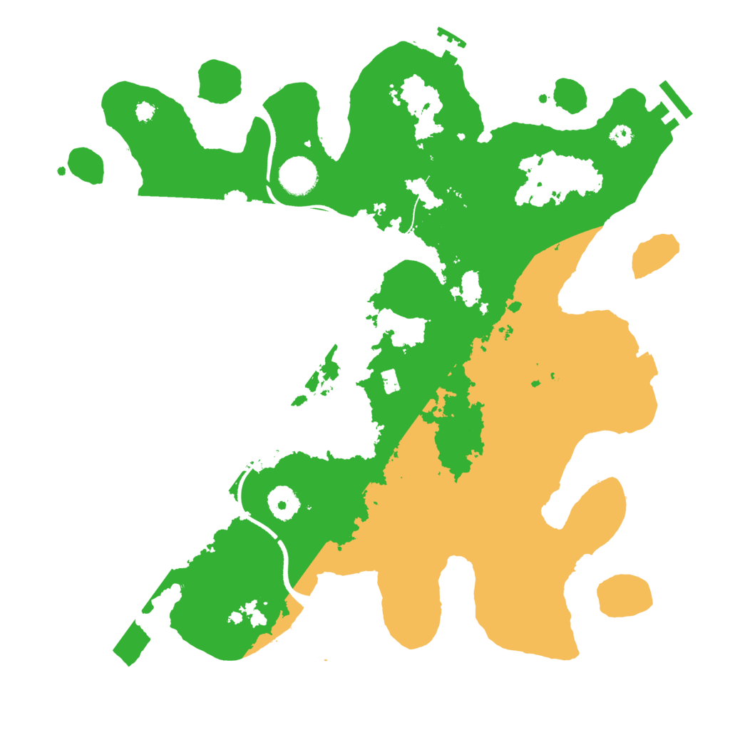 Biome Rust Map: Procedural Map, Size: 3400, Seed: 10921925