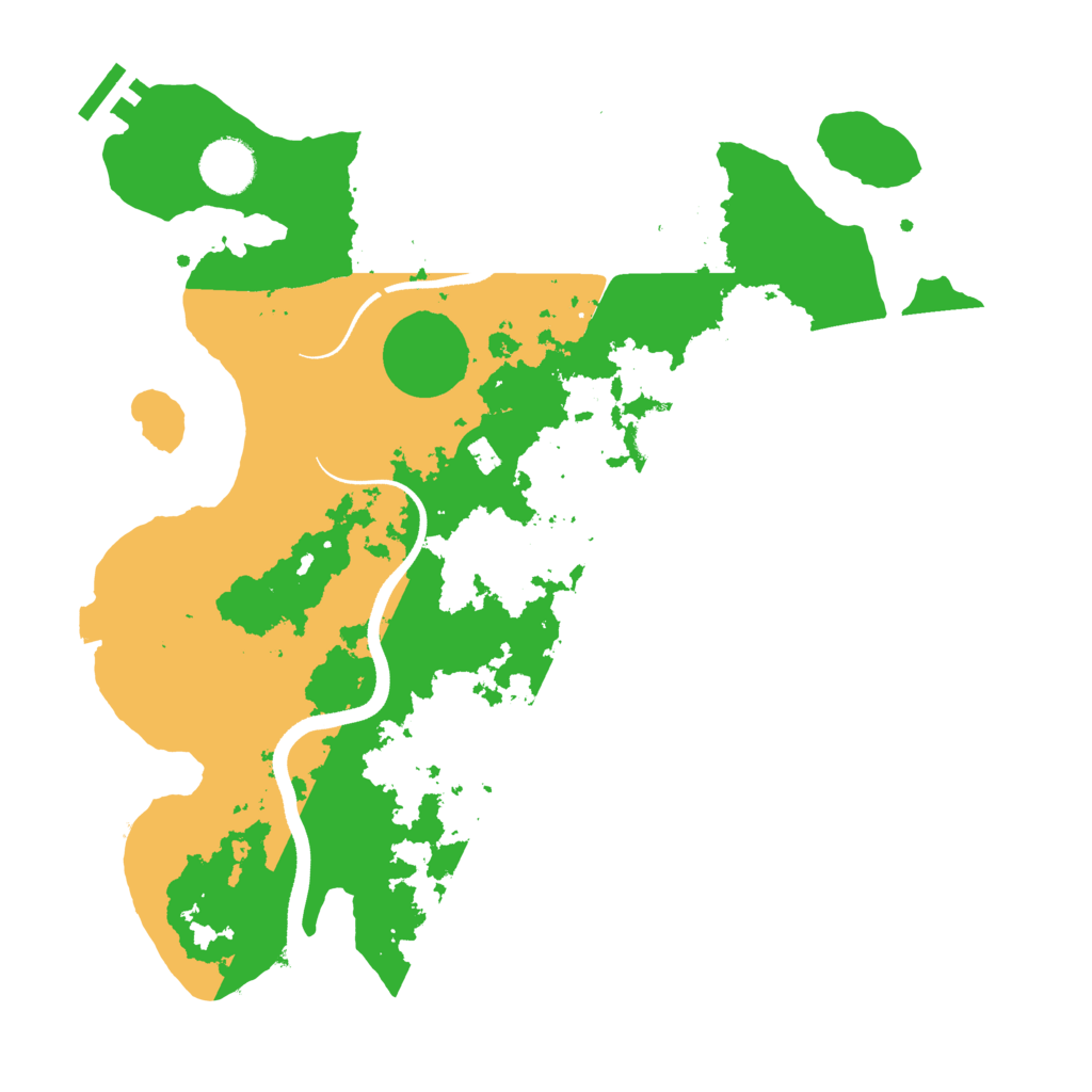 Biome Rust Map: Procedural Map, Size: 3450, Seed: 81776781