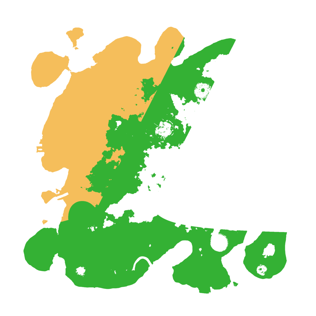 Biome Rust Map: Procedural Map, Size: 3200, Seed: 83929484