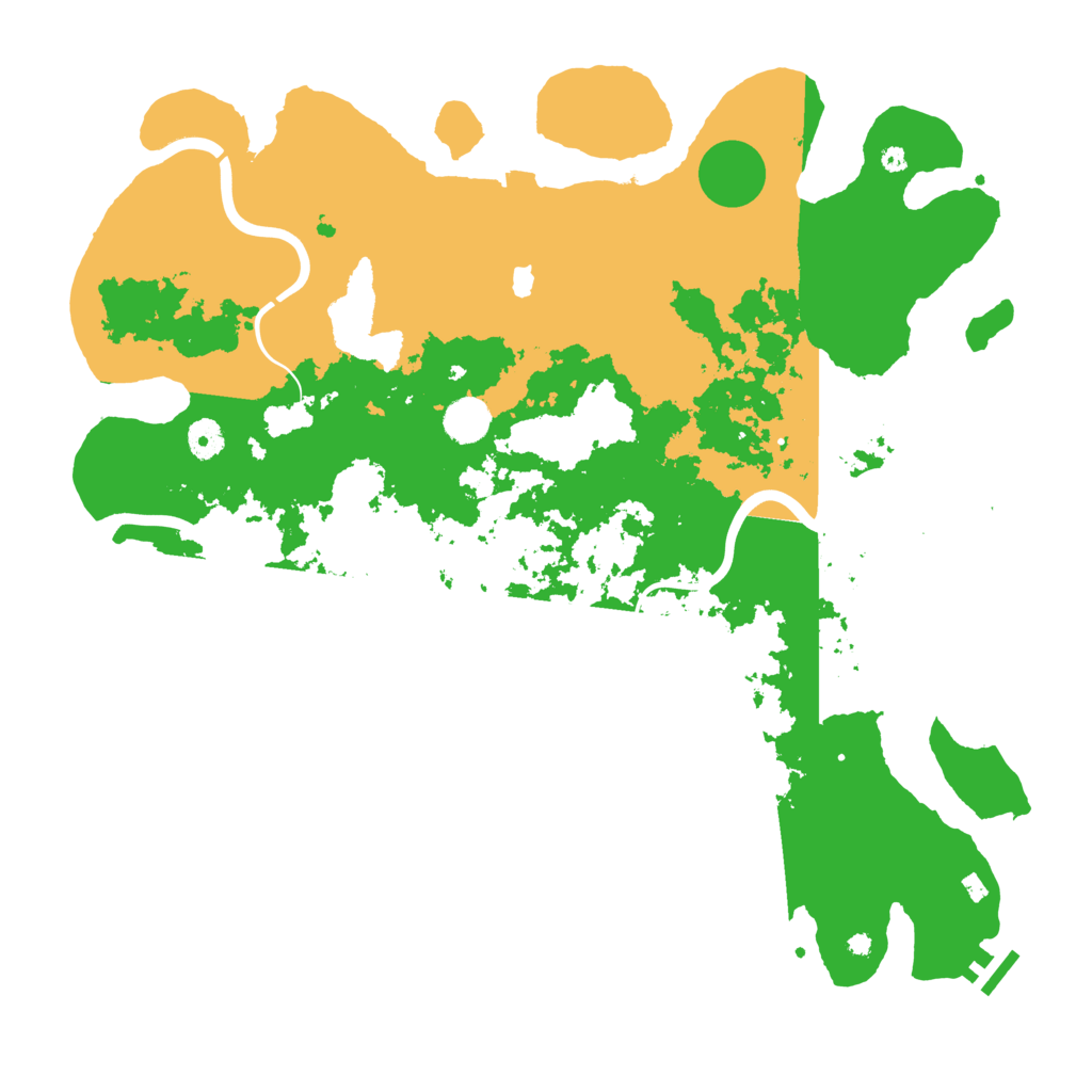 Biome Rust Map: Procedural Map, Size: 4300, Seed: 32500