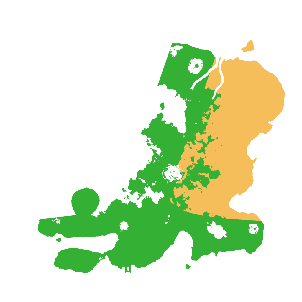 Biome Rust Map: Procedural Map, Size: 3000, Seed: 98765434