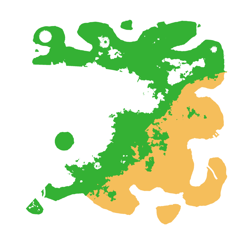 Biome Rust Map: Procedural Map, Size: 3500, Seed: 56094981