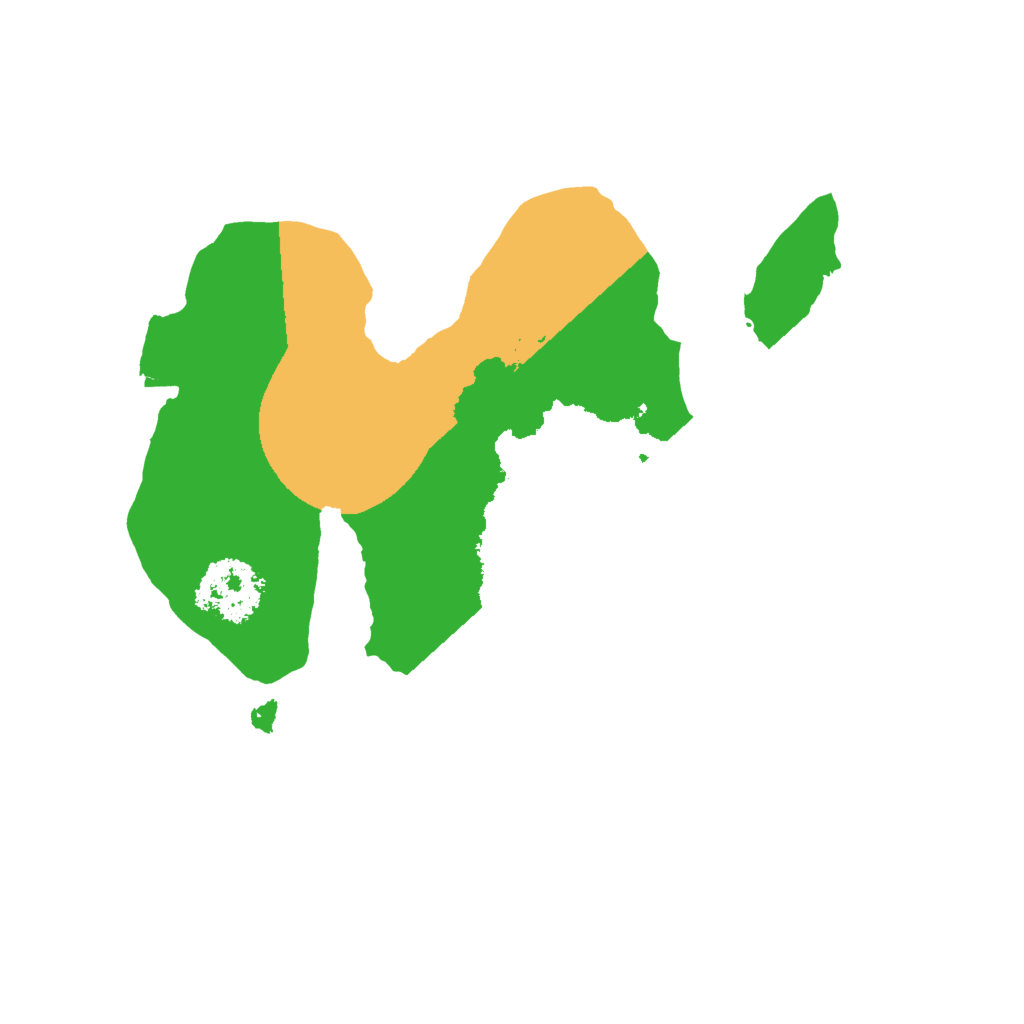 Biome Rust Map: Procedural Map, Size: 1666, Seed: 64521345