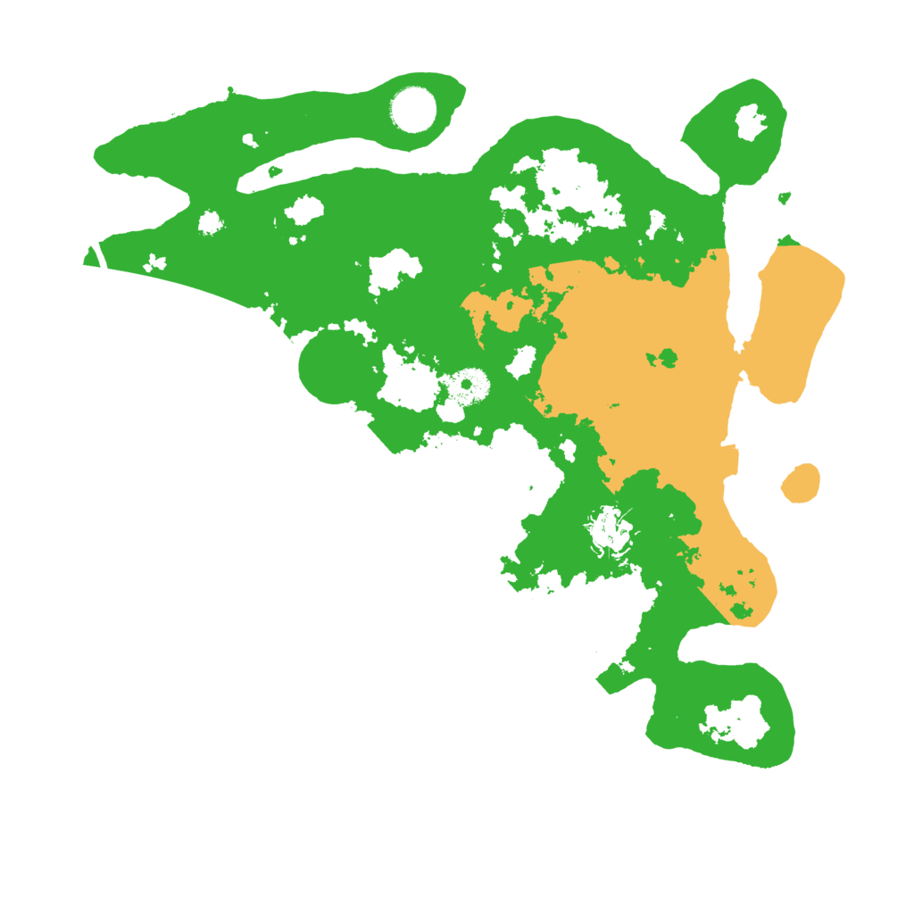 Biome Rust Map: Procedural Map, Size: 3500, Seed: 5211