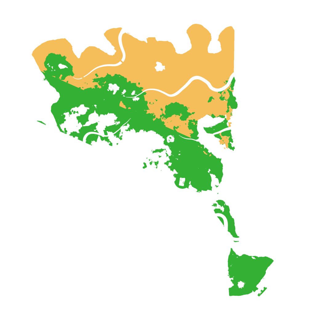 Biome Rust Map: Procedural Map, Size: 4100, Seed: 57405186