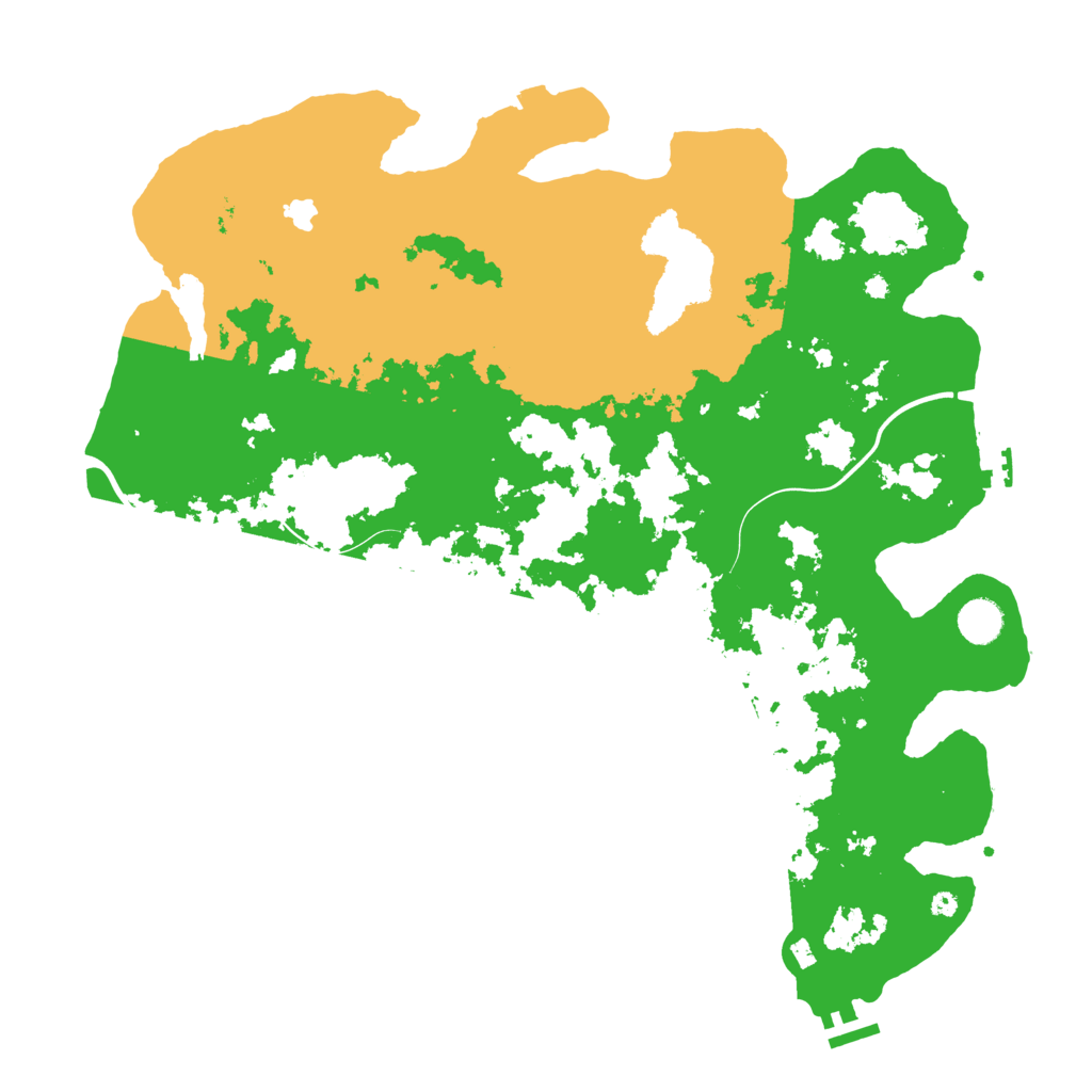 Biome Rust Map: Procedural Map, Size: 4250, Seed: 187936
