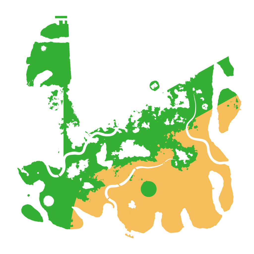Biome Rust Map: Procedural Map, Size: 4250, Seed: 96200917