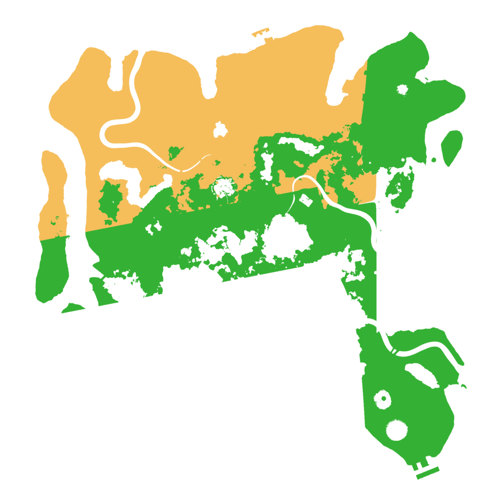 Biome Rust Map: Procedural Map, Size: 4250, Seed: 112684991