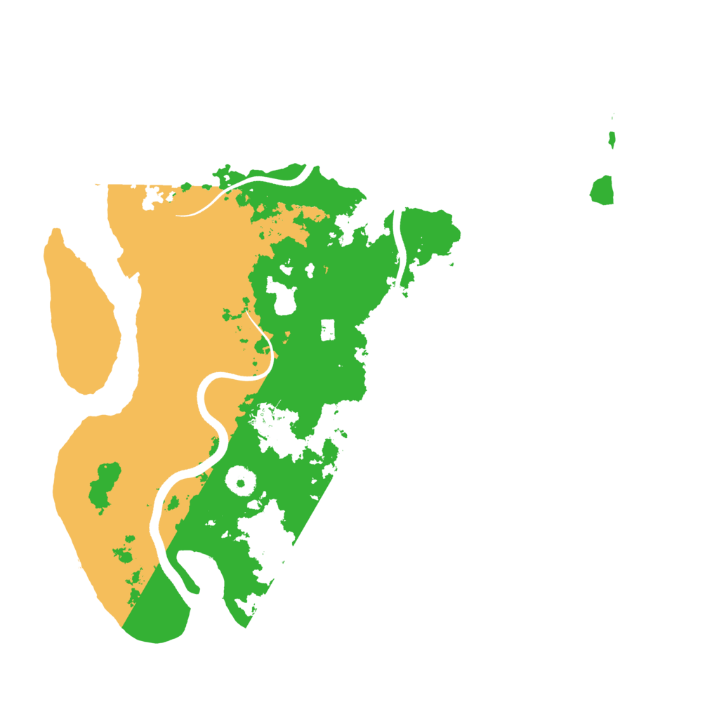 Biome Rust Map: Procedural Map, Size: 3600, Seed: 89536190