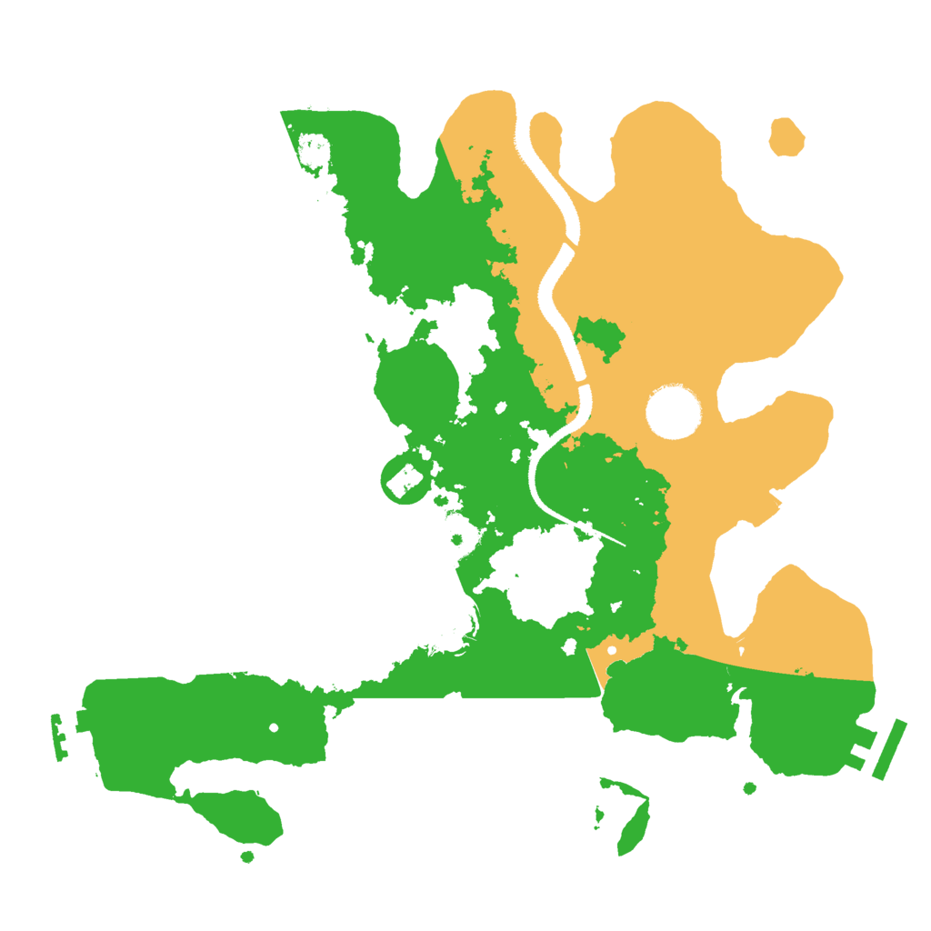 Biome Rust Map: Procedural Map, Size: 3000, Seed: 10146