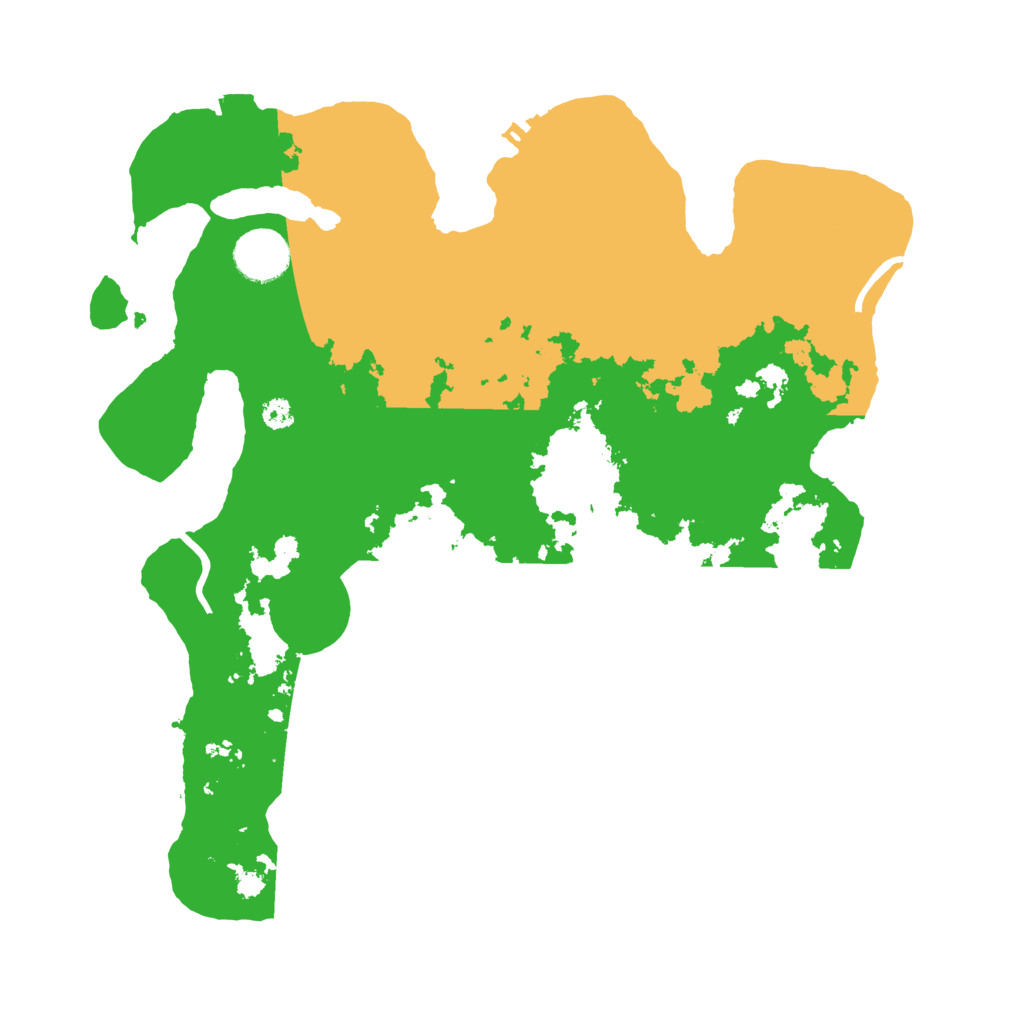 Biome Rust Map: Procedural Map, Size: 3400, Seed: 84825175