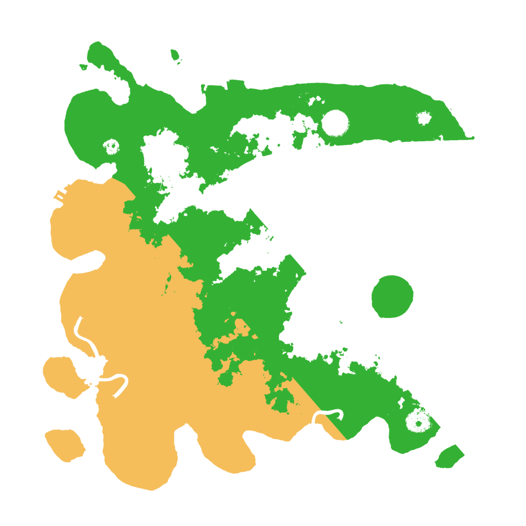 Biome Rust Map: Procedural Map, Size: 3500, Seed: 918268446