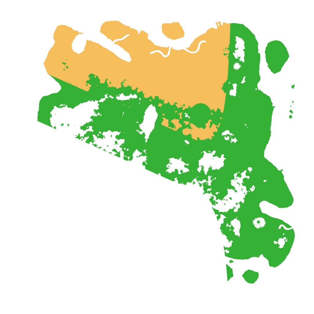 Biome Rust Map: Procedural Map, Size: 4100, Seed: 42926971