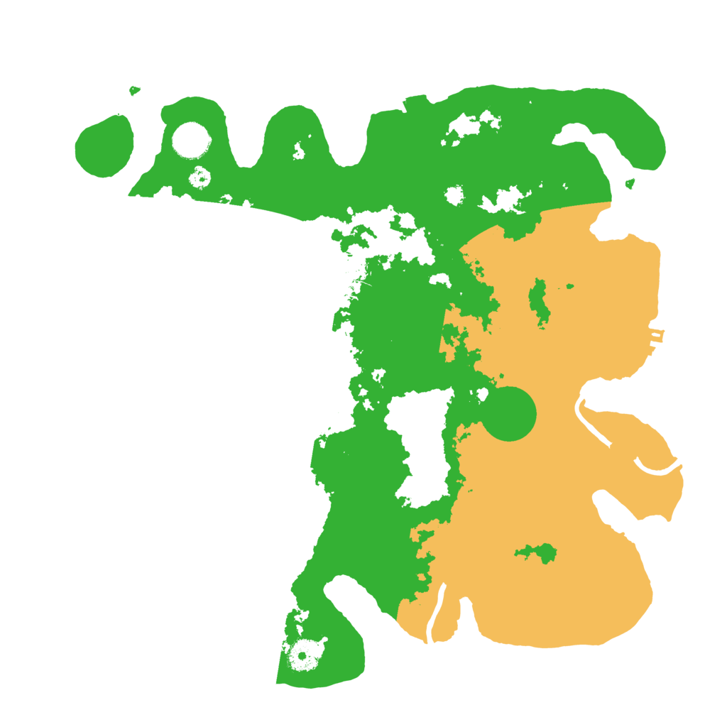Biome Rust Map: Procedural Map, Size: 3500, Seed: 588531566