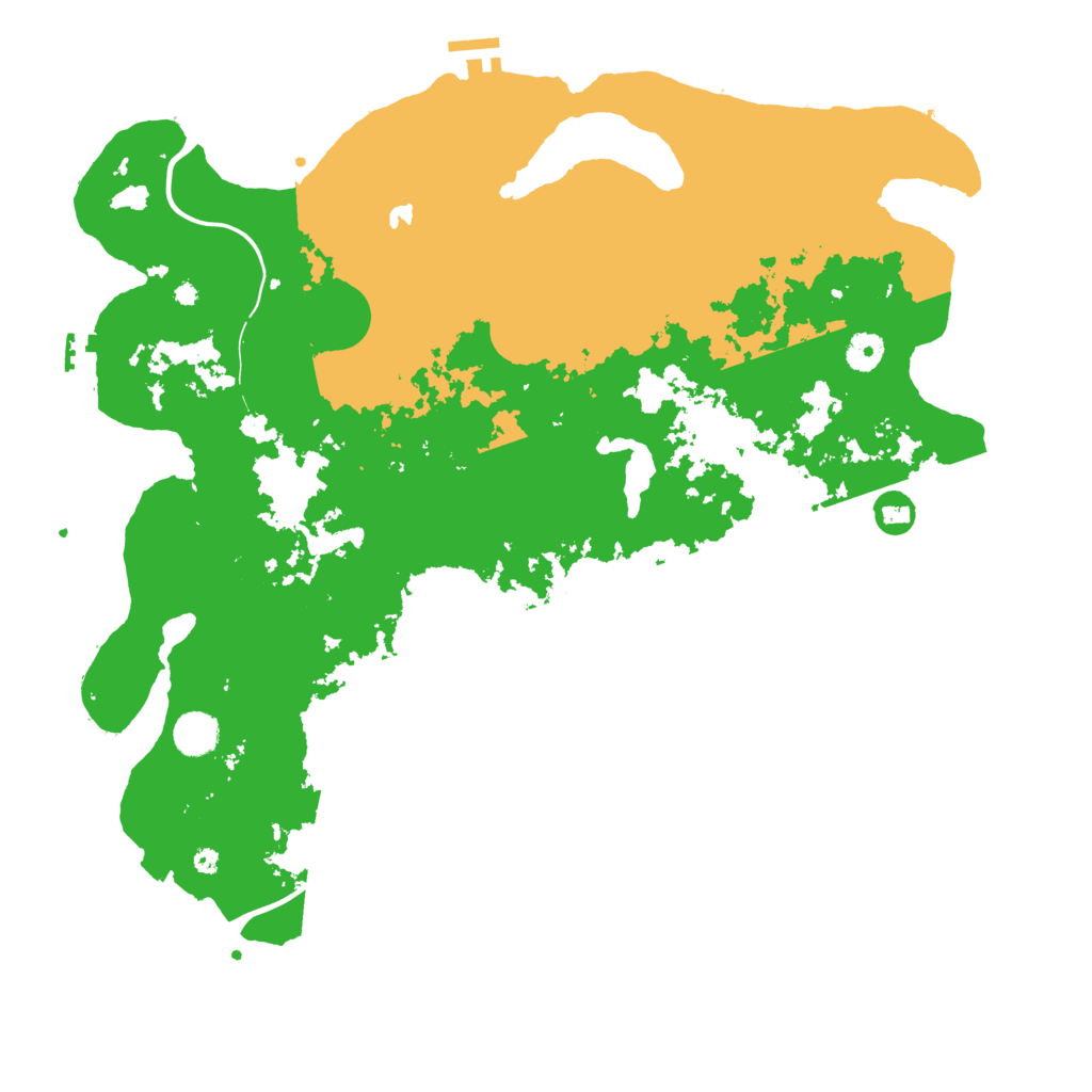 Biome Rust Map: Procedural Map, Size: 4300, Seed: 67383247