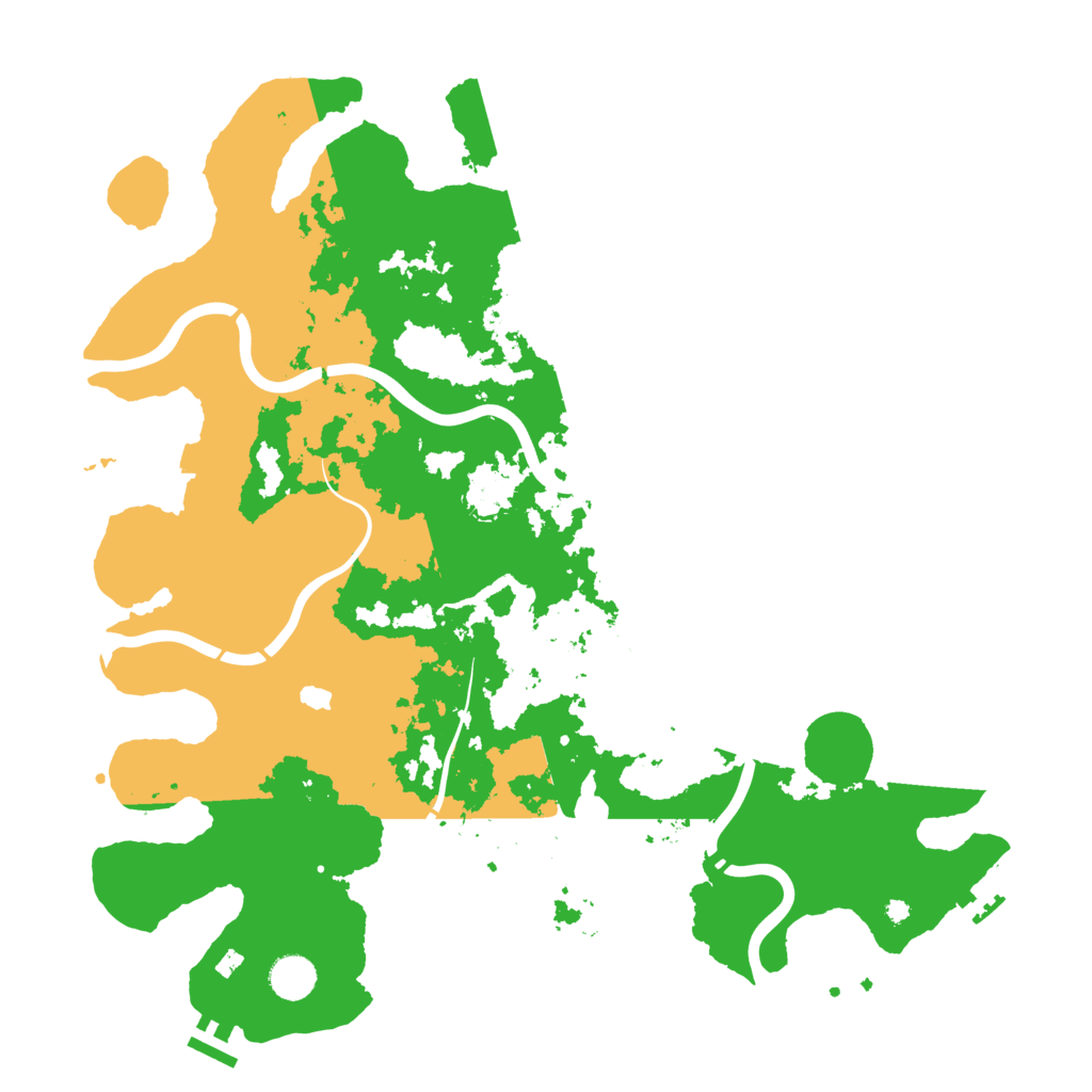Biome Rust Map: Procedural Map, Size: 4250, Seed: 724562345