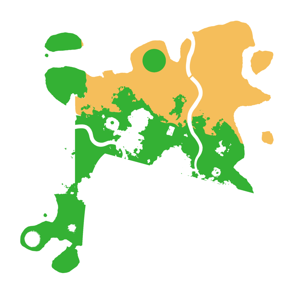 Biome Rust Map: Procedural Map, Size: 3400, Seed: 12669863