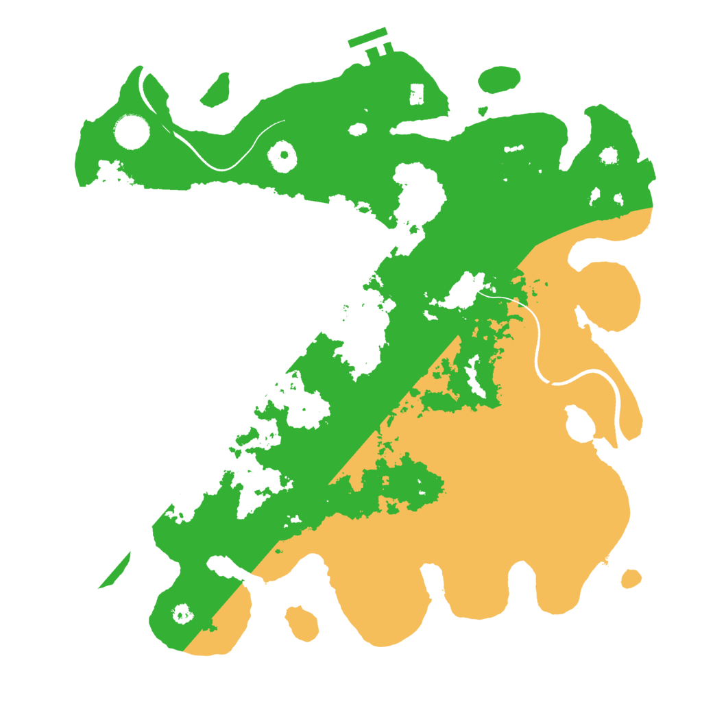 Biome Rust Map: Procedural Map, Size: 3550, Seed: 23747787