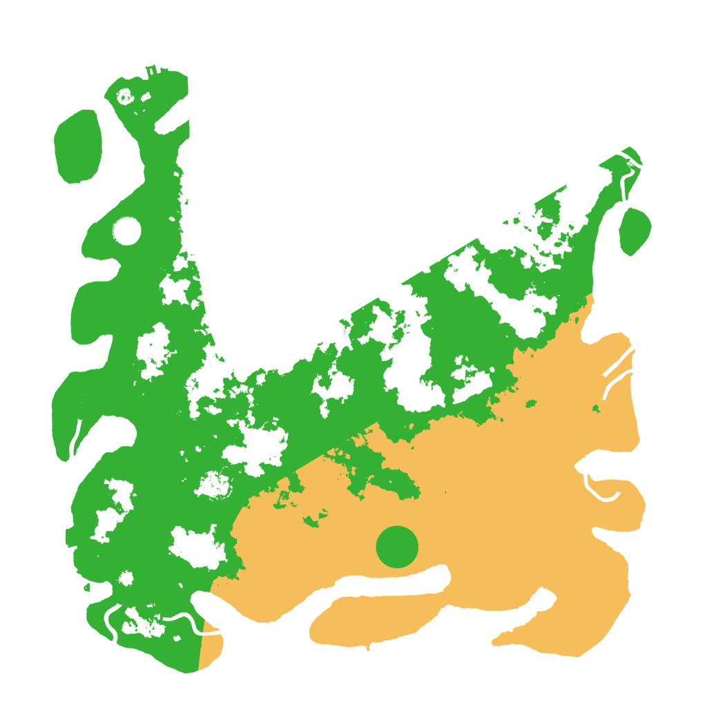 Biome Rust Map: Procedural Map, Size: 4400, Seed: 30549009
