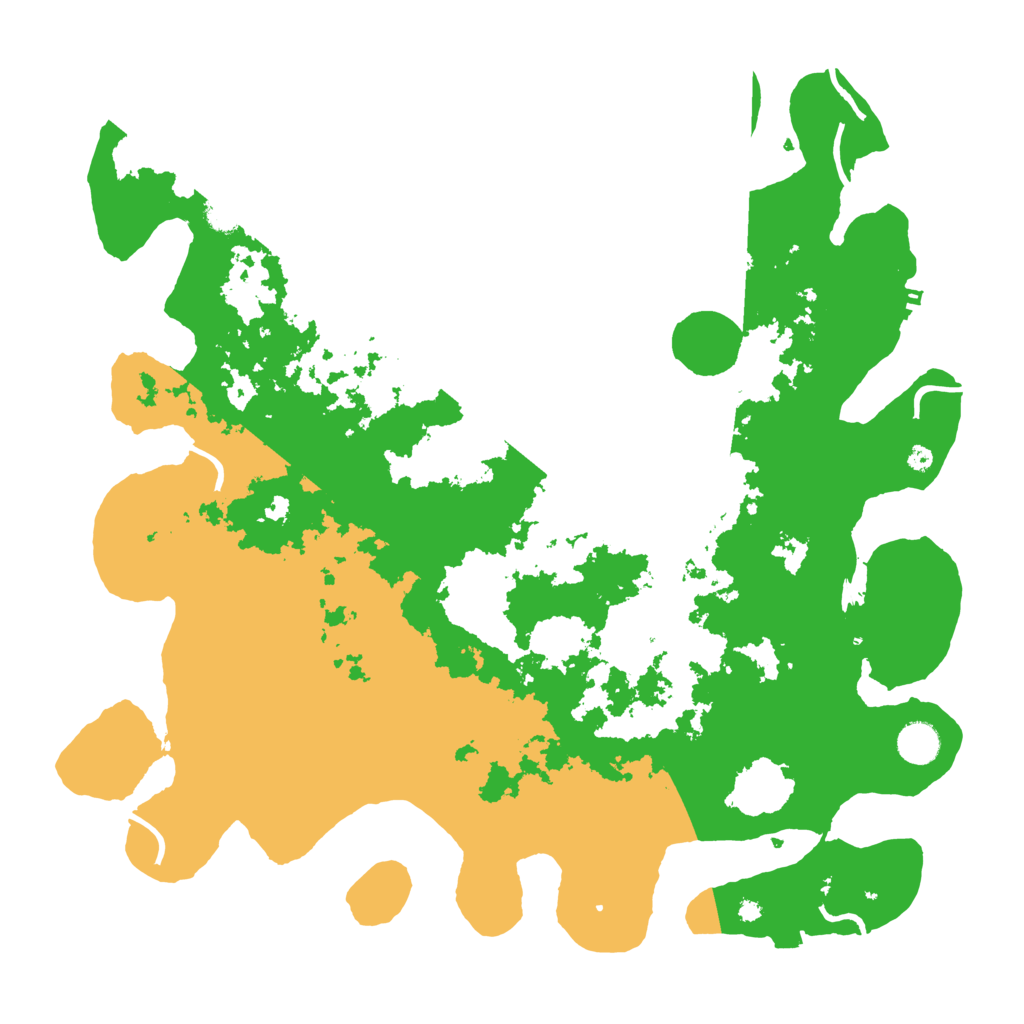 Biome Rust Map: Procedural Map, Size: 4250, Seed: 490174805