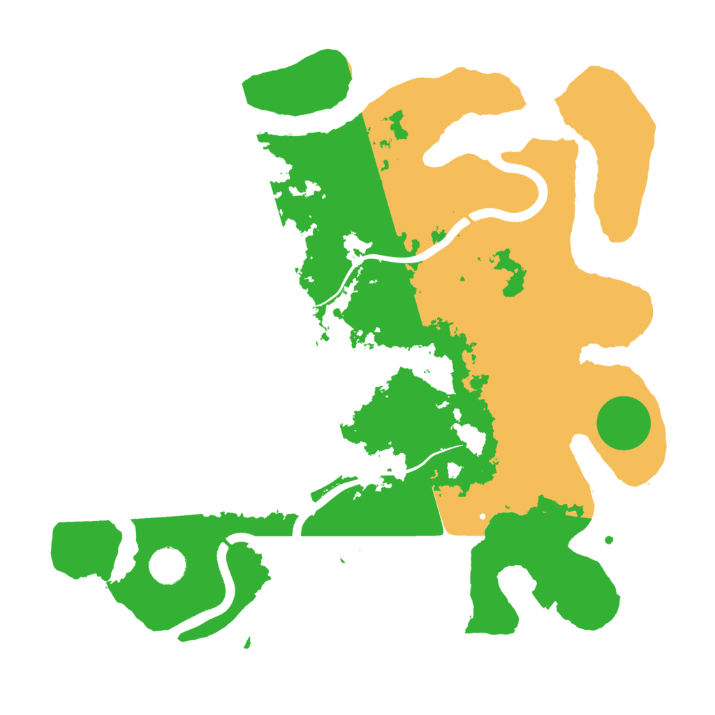 Biome Rust Map: Procedural Map, Size: 3500, Seed: 1471590049