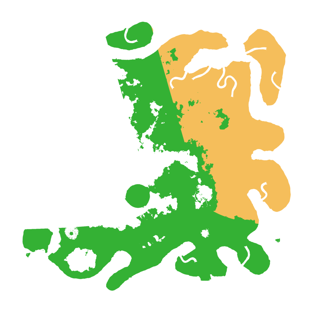 Biome Rust Map: Procedural Map, Size: 3500, Seed: 1471590049