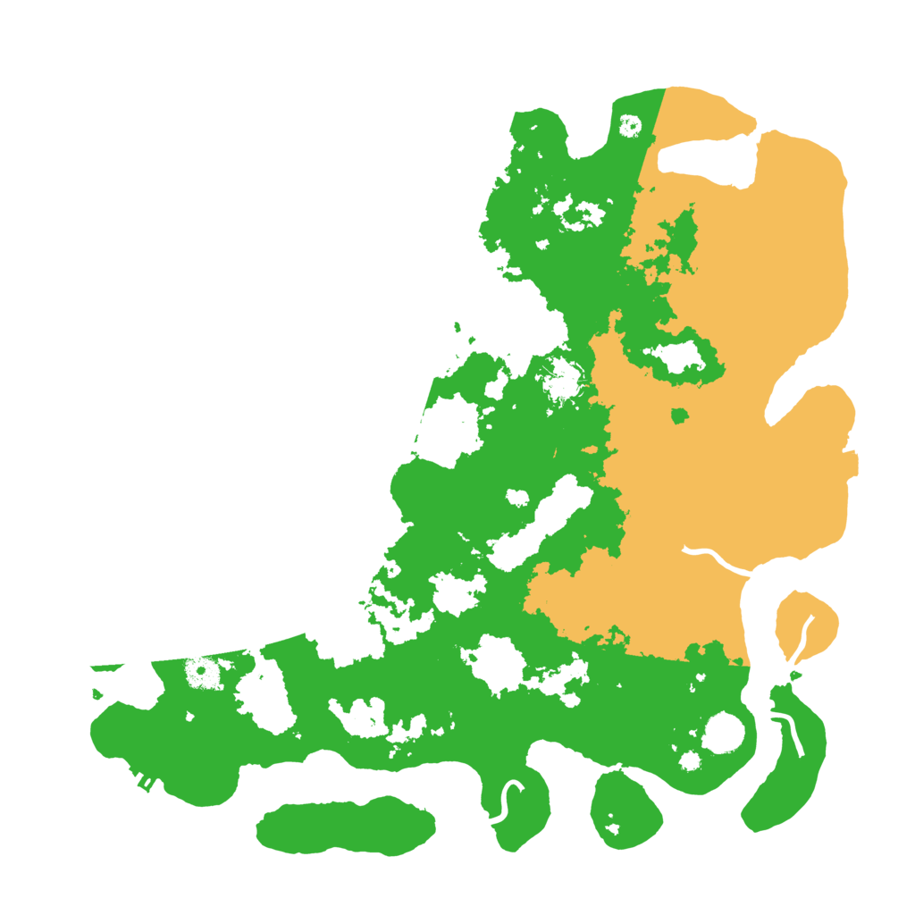 Biome Rust Map: Procedural Map, Size: 4100, Seed: 95443903