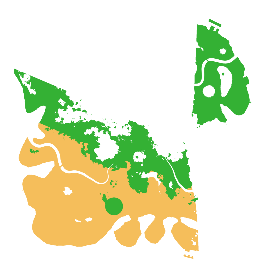 Biome Rust Map: Procedural Map, Size: 4000, Seed: 51805311
