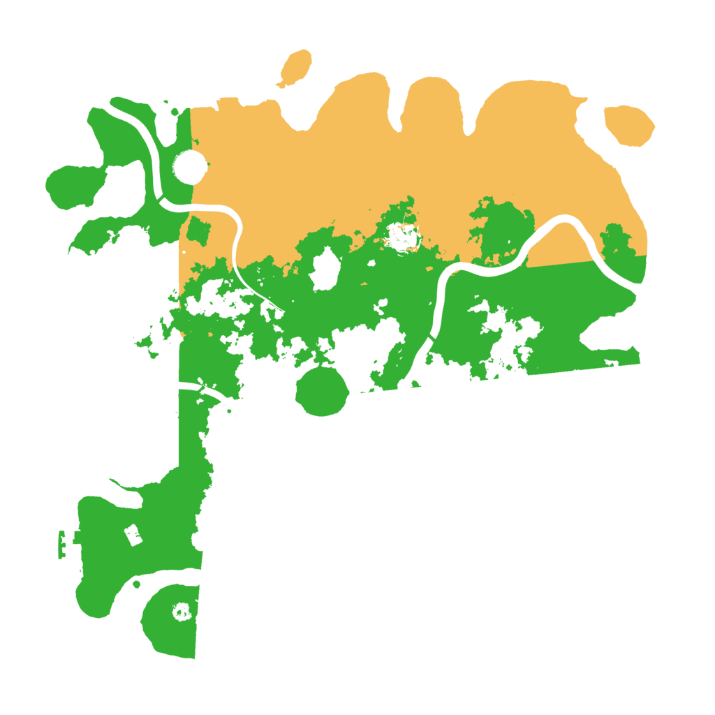 Biome Rust Map: Procedural Map, Size: 3850, Seed: 63501001