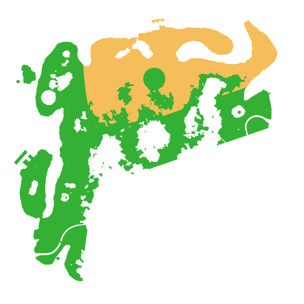 Biome Rust Map: Procedural Map, Size: 3650, Seed: 30889597