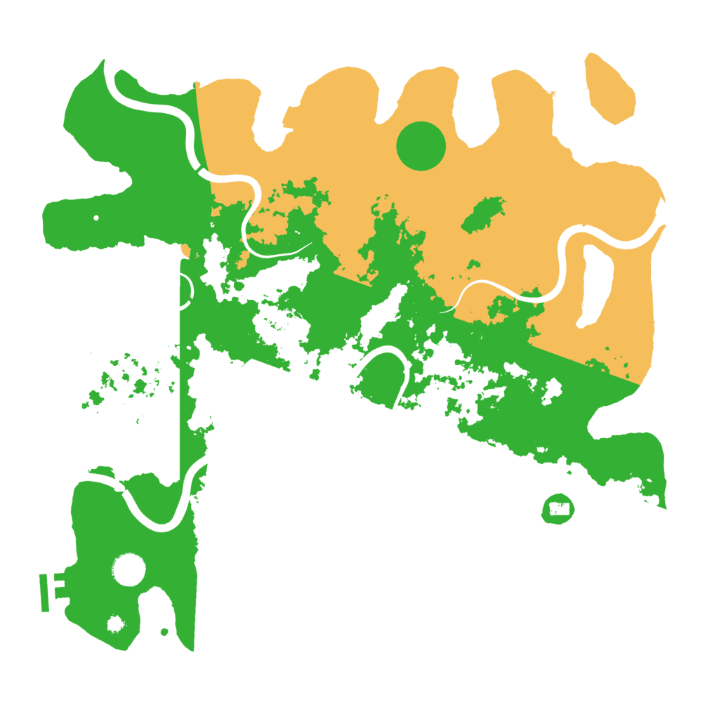 Biome Rust Map: Procedural Map, Size: 3850, Seed: 44701068