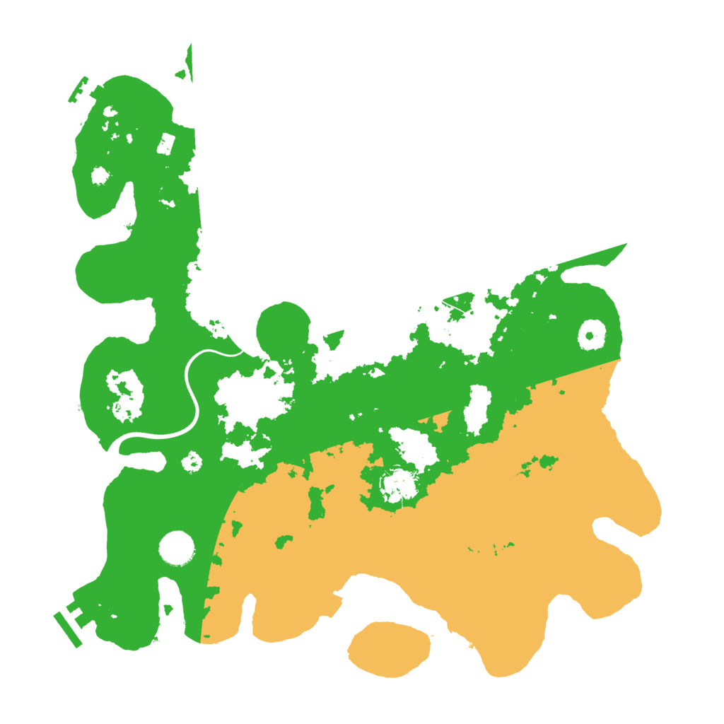 Biome Rust Map: Procedural Map, Size: 3650, Seed: 5601061