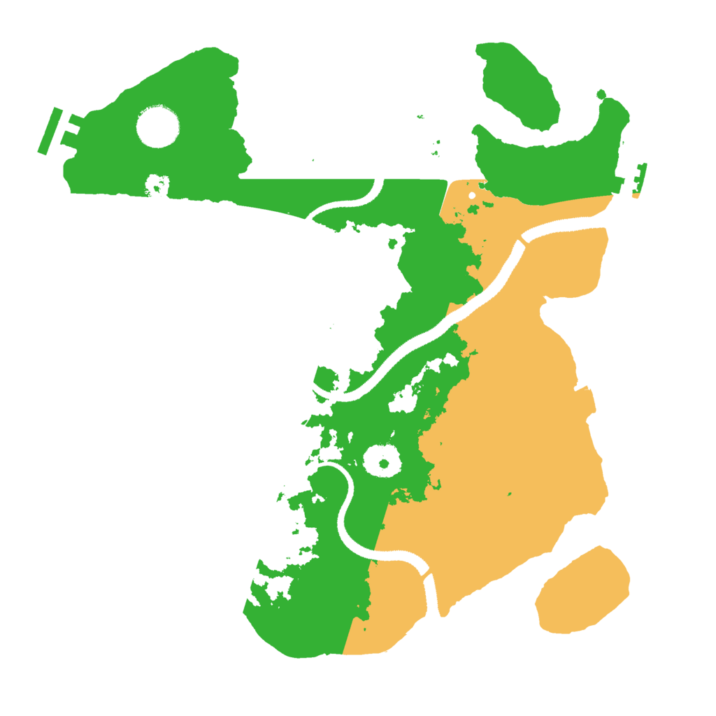 Biome Rust Map: Procedural Map, Size: 3000, Seed: 765290722
