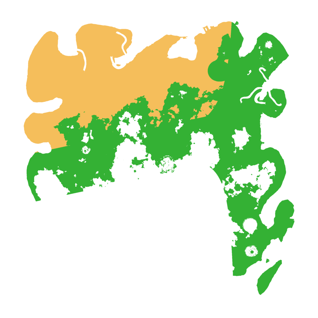 Biome Rust Map: Procedural Map, Size: 4000, Seed: 70909944