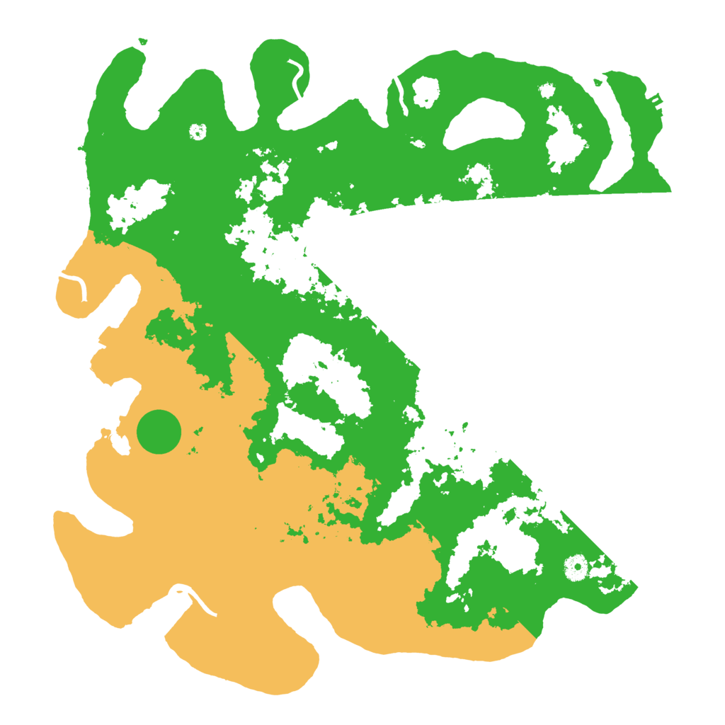 Biome Rust Map: Procedural Map, Size: 4300, Seed: 1189812