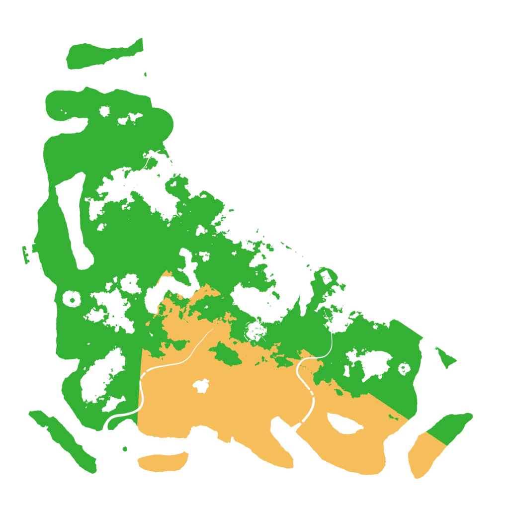Biome Rust Map: Procedural Map, Size: 4300, Seed: 69315619