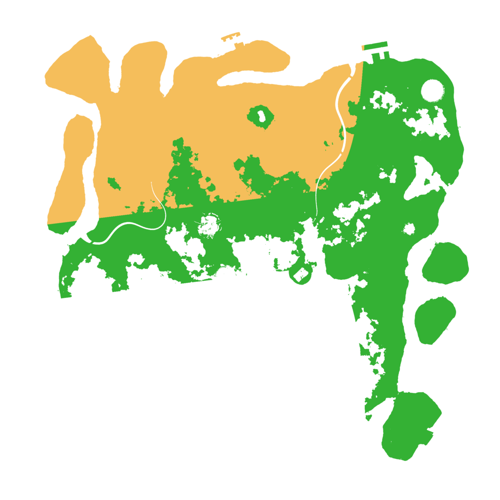 Biome Rust Map: Procedural Map, Size: 3900, Seed: 35961936