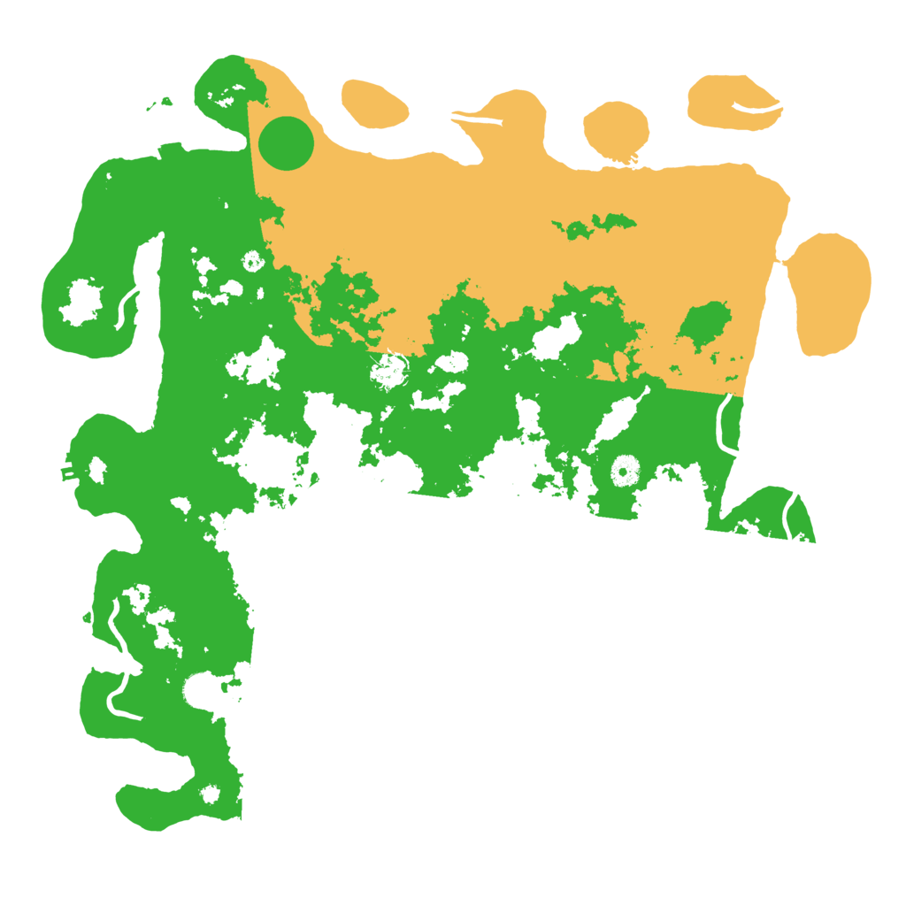 Biome Rust Map: Procedural Map, Size: 4400, Seed: 18906004