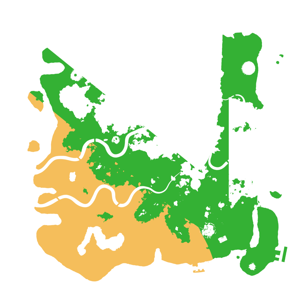 Biome Rust Map: Procedural Map, Size: 4000, Seed: 14572168