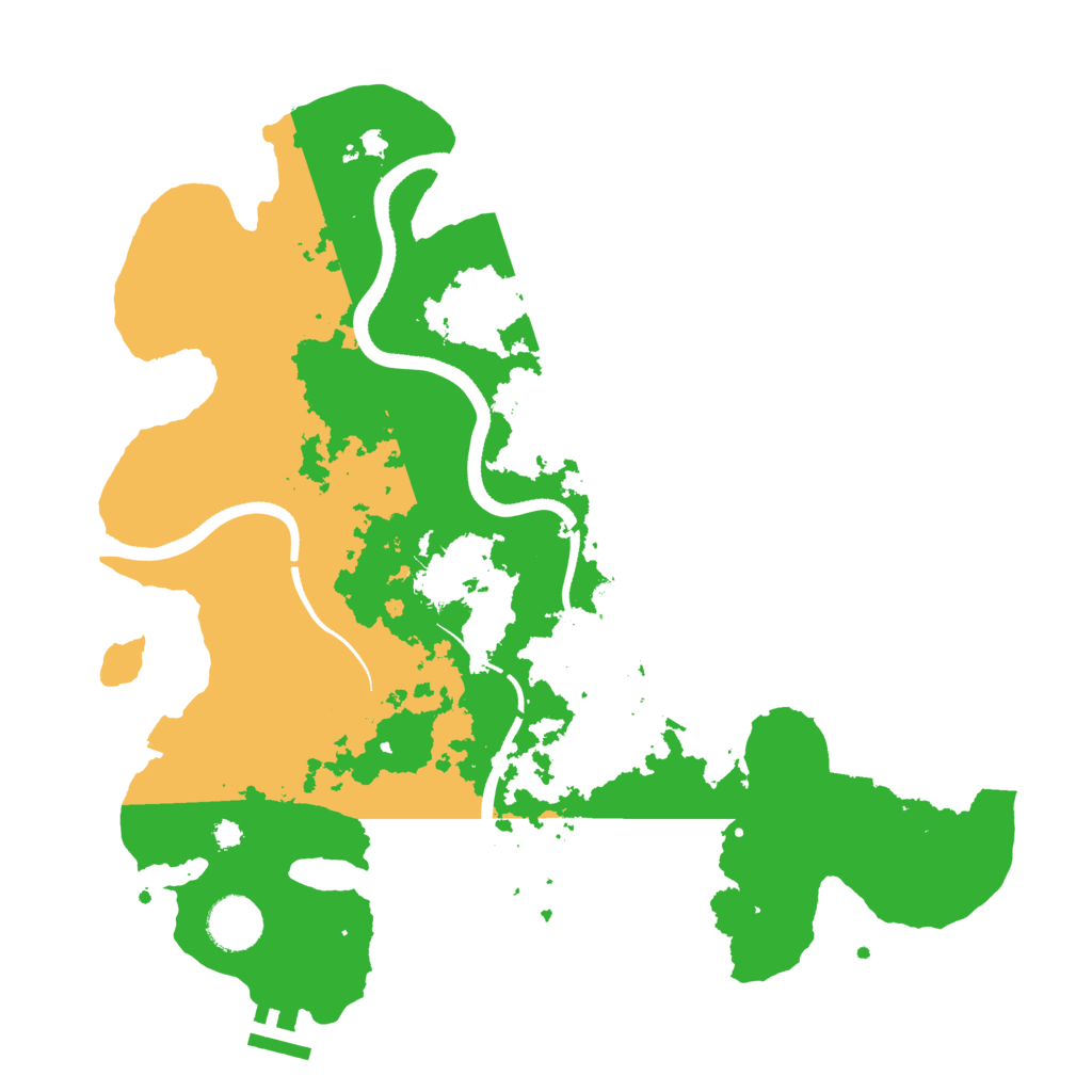 Biome Rust Map: Procedural Map, Size: 3500, Seed: 1015695851
