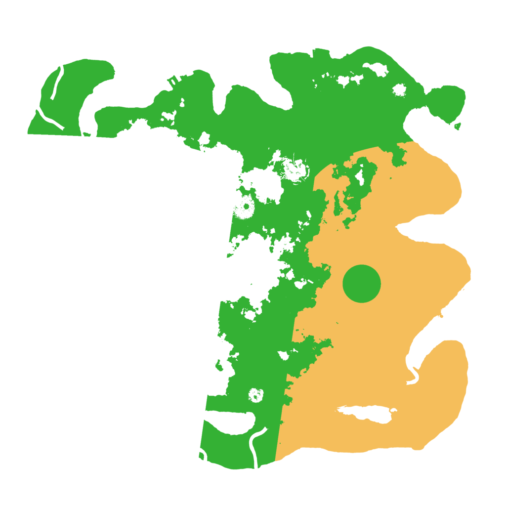 Biome Rust Map: Procedural Map, Size: 3500, Seed: 65266789