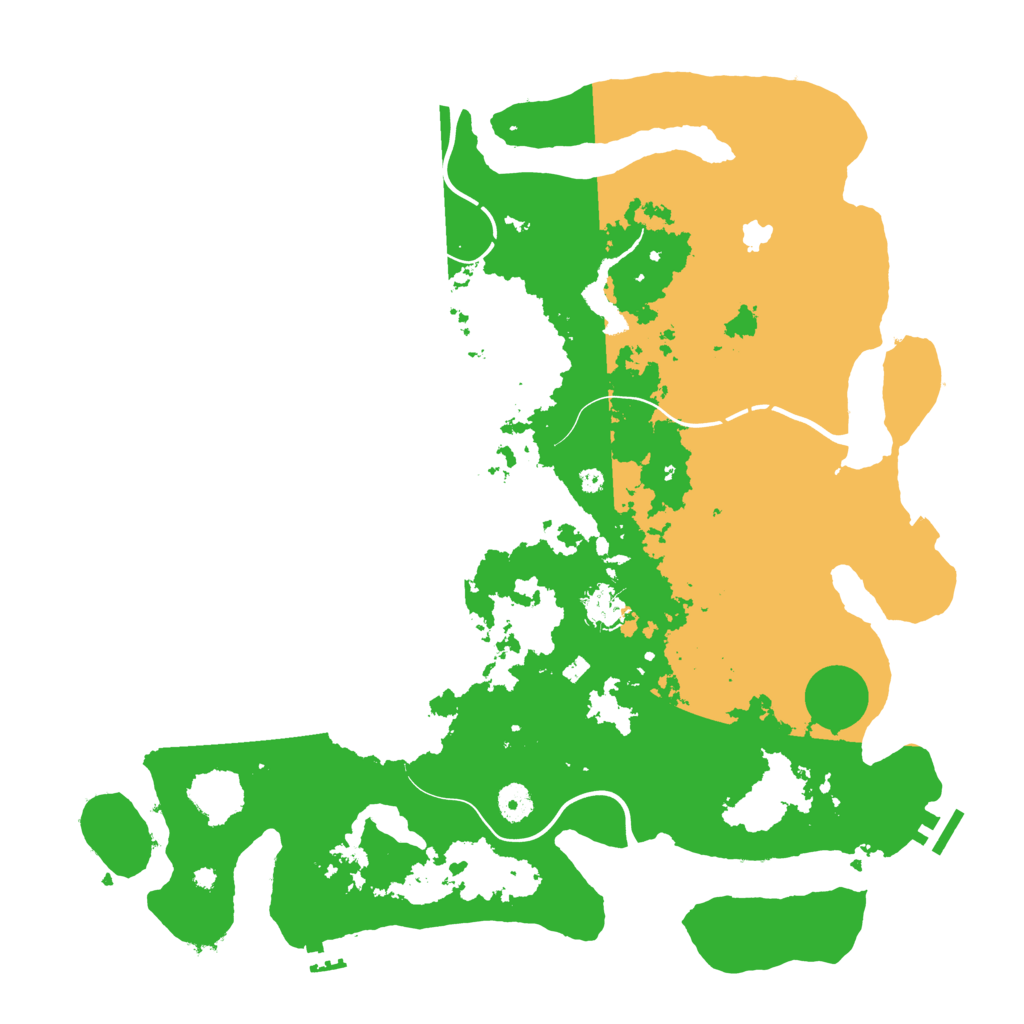 Biome Rust Map: Procedural Map, Size: 4250, Seed: 267013140